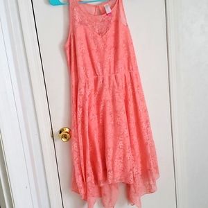 Peach dress